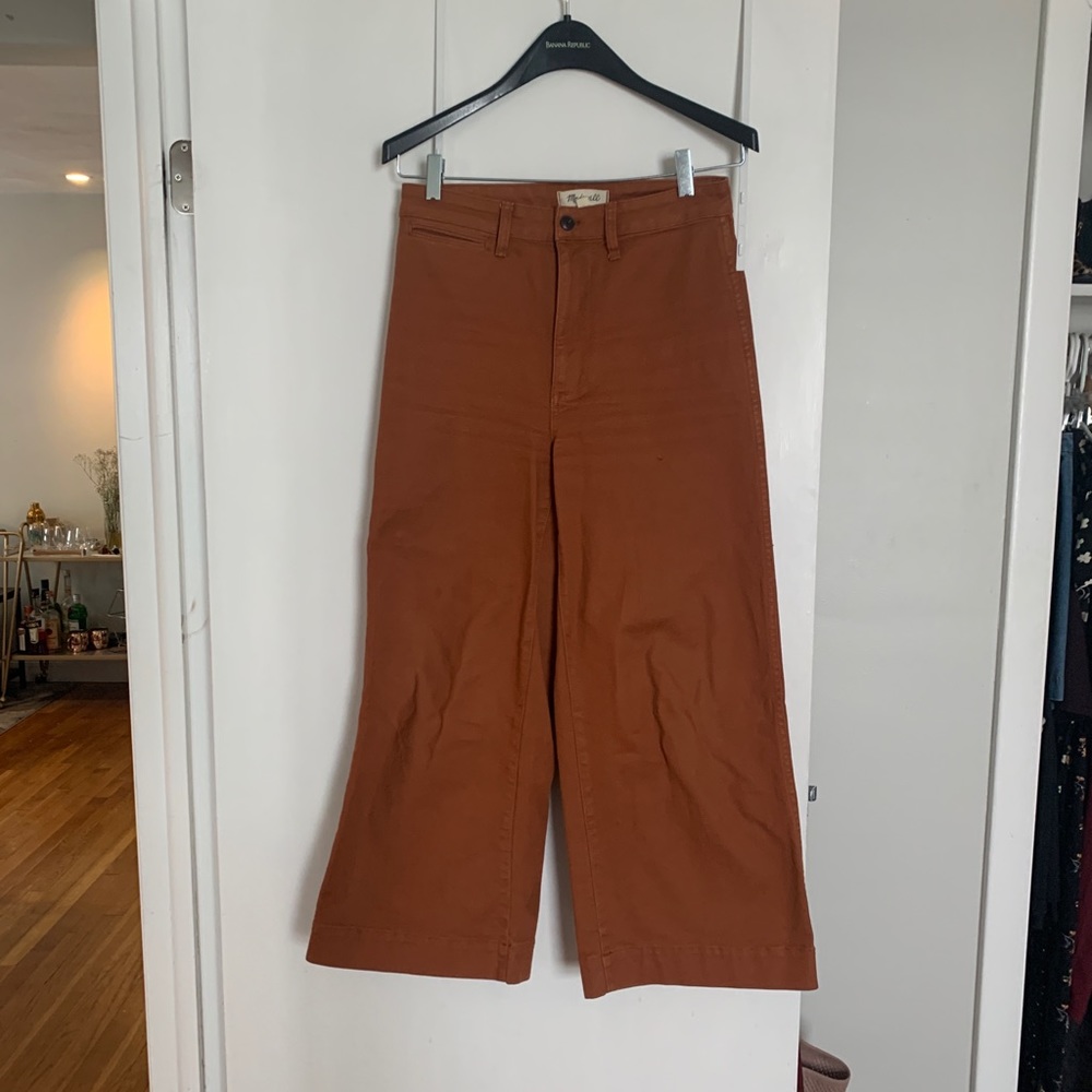 Madewell Emmett Wide-Leg Cropped Pants